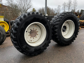 BKT Ridemax traktorin palarenkaat vanteilla, Renkaat ja vanteet, Kouvola, Tori.fi