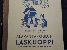 Alakansakoulun laskuoppi Aukusti Salo v.1947, Oppikirjat, Kirjat ja lehdet, Jyvskyl, Tori.fi
