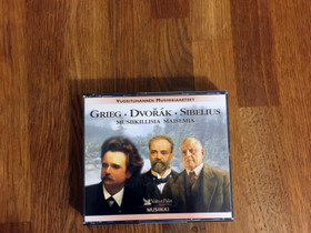 Grieg, Dvorak, Sibelius Vuosituhannen musiikkiaarteet, Musiikki CD, DVD ja nitteet, Musiikki ja soittimet, Lahti, Tori.fi