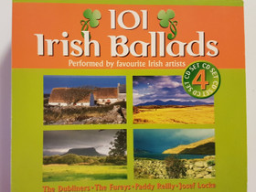 101 Irish Ballads, 4CD, Musiikki CD, DVD ja nitteet, Musiikki ja soittimet, Vantaa, Tori.fi