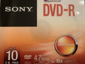 Sony DVD-R 10kpl, Muu viihde-elektroniikka, Viihde-elektroniikka, Kokkola, Tori.fi