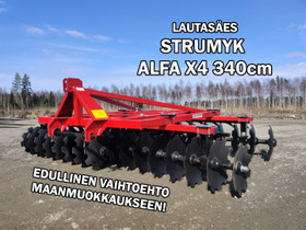 Strumyk ALFA X4 lautases - 340cm JA 51cm kiekot, Maatalouskoneet, Kuljetuskalusto ja raskas kalusto, Urjala, Tori.fi