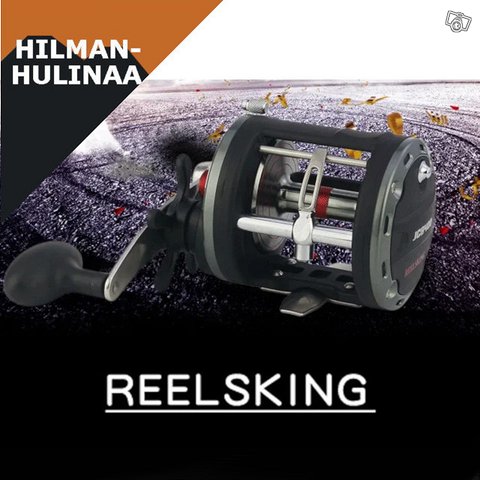 Uusi Reelsking JCB500 hyrräkela musta