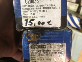 Nissan Sunny 4WD B12/Y10 Takajarrusylinterit 86-96, Autovaraosat, Auton varaosat ja tarvikkeet, Pori, Tori.fi Nissan Sunny 4WD B12/Y10 Takajarrusylinterit 86-96, Autovaraosat, Auton varaosat ja tarvikkeet, Pori, Tori.fi