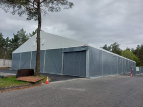 Vhen kytetty PVC halli 25m x 50m x h-5m, Liikkeille ja yrityksille, Helsinki, Tori.fi