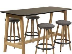 Nova Wood pöytä ja 4 kpl Cannie tuoleja (OVH 2255,-), Pöydät ja tuolit, Sisustus ja huonekalut, Oulu, Tori.fi