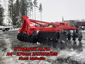 Strumyk ALFA X4 lautases - 270cm JA 51cm KIEKOT, Maatalouskoneet, Kuljetuskalusto ja raskas kalusto, Urjala, Tori.fi