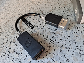 DisplayPort (uros) to HDMI Out Adapteri Kaapeli, Muu viihde-elektroniikka, Viihde-elektroniikka, Lappeenranta, Tori.fi