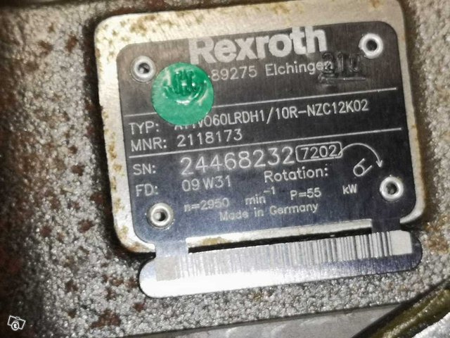Rexroth mäntäpumppu A11V060LRDH1 / 10R-NZC12K02 3