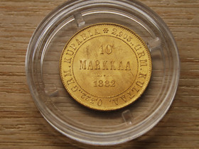 10 mk kultaraha 1882 Suomi, Rahat ja mitalit, Kerily, Vantaa, Tori.fi