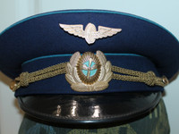 Venäjä Neuvostoliitto armeija CCCP ilmavoimat koppalakki vanha