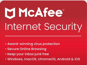 McAfee Internet Security Antivirus 2023, Tietokoneohjelmat, Tietokoneet ja lisälaitteet, Lappeenranta, Tori.fi McAfee Internet Security Antivirus 2023, Tietokoneohjelmat, Tietokoneet ja lisälaitteet, Lappeenranta, Tori.fi
