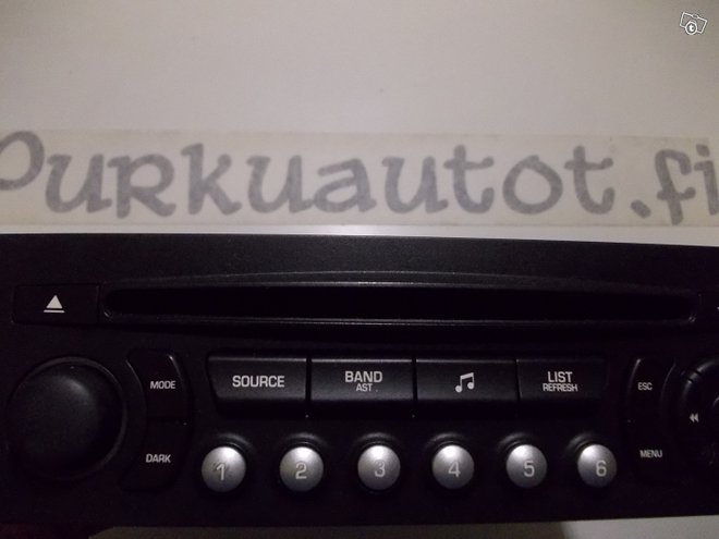 Peugeot 307 2006 radio cd soitin - Purkuautot, ...