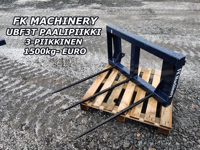 FK Machinery paalipiikki - 3-piikkinen - EURO 1