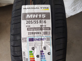 Uudet Marshal 205/55R16" kesrenkaat asennettuna , Renkaat ja vanteet, Oulu, Tori.fi