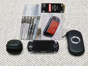 Sony PSP (3004) + 6 peli, Pelikonsolit ja pelaaminen, Viihde-elektroniikka, Varkaus, Tori.fi