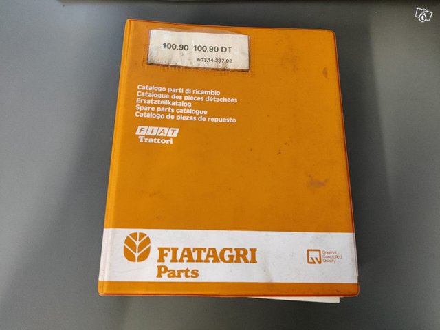 Fiat 100-90, 100-90DT varaosakirja 1