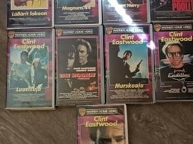 CLINT EASTWOOD 18 kpl Elokuvan Kerilysarja VHS, Elokuvat, Ylivieska, Tori.fi