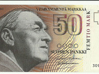Suomi Seteli 50 markkaa 1986 Liit.A Pakkasileä