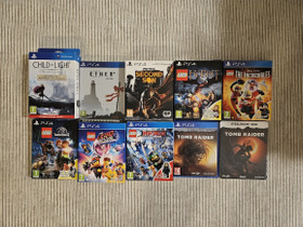 PS4 pelien erikoisversiota (osa muoveissa), Pelikonsolit ja pelaaminen, Viihde-elektroniikka, Hämeenlinna, Tori.fi