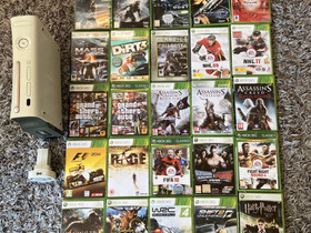Xbox 360 pelikonsolipaketti, Pelikonsolit ja pelaaminen, Viihde-elektroniikka, Suomussalmi, Tori.fi