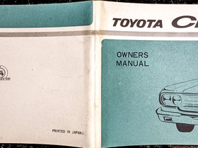 Omistajan kasikirja Toyota Crown MS 45 1962-67, Autovaraosat, Auton varaosat ja tarvikkeet, Tuusula, Tori.fi