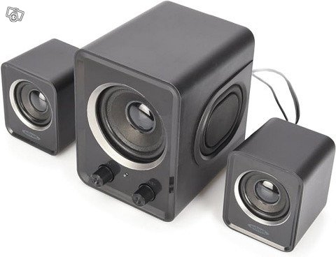 Uudet ednet Mini Sub-Woofer 2.1 System kaiuttimet