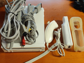 Wii + Ohjaimet + tarvittavat johdot, Pelikonsolit ja pelaaminen, Viihde-elektroniikka, Kouvola, Tori.fi