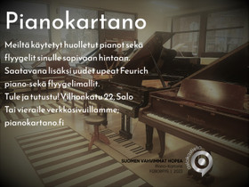 Pianokartano; piano, flyygeli, Pianot, urut ja koskettimet, Musiikki ja soittimet, Salo, Tori.fi