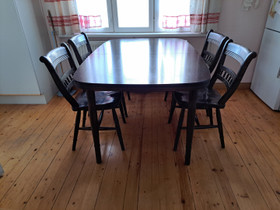 Täyspuinen ruokapöytä ja 4 tuolia, ruotsalaista laatua, Pöydät ja tuolit, Sisustus ja huonekalut, Kouvola, Tori.fi