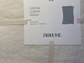 2 kpl Zara Home 100% pellavaverhot, Matot ja tekstiilit, Sisustus ja huonekalut, Helsinki, Tori.fi