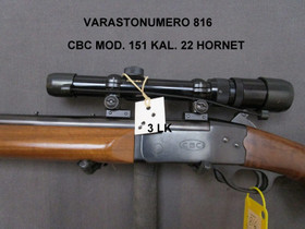 CBC Mod.151 22 Hornet, Aseet ja patruunat, Metsästys ja kalastus, Kuhmo, Tori.fi