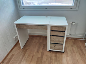 Micke työpöytä + laatikosto, Pöydät ja tuolit, Sisustus ja huonekalut, Kouvola, Tori.fi