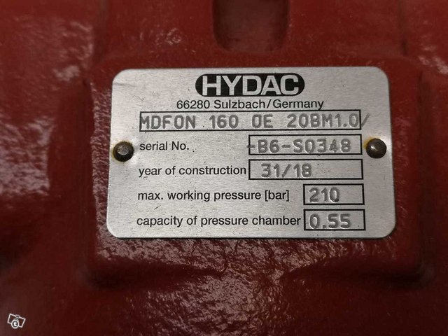 Hydac MDF ON 160 OE 20BM1,0 painesuodatin 3