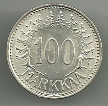Leimakiiltoinen hopea 100 markkaa vuodelta 1959, Rahat ja mitalit, Kerily, Savonlinna, Tori.fi