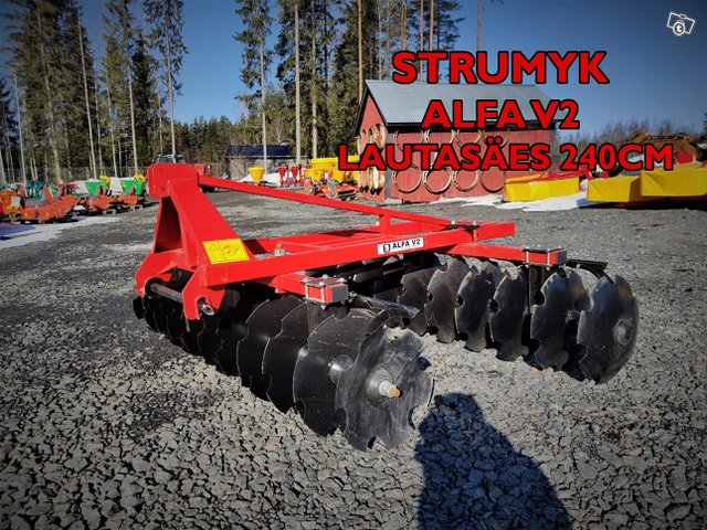 Lautasäes Strumyk Alfa V2 240cm - UUSI - VIDEO 1