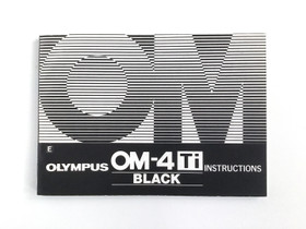 Olympus OM-4Ti Black instructions, Muu valokuvaus, Kamerat ja valokuvaus, Joensuu, Tori.fi