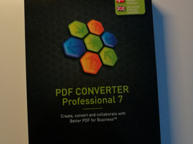 PDF CONVERTER Professional 7, Tietokoneohjelmat, Tietokoneet ja lisälaitteet, Pori, Tori.fi