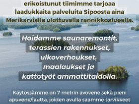 Saaristoremontit, Rakennuspalvelut, Turku, Tori.fi