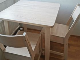 Ruokapöytä ja 2 tuolia Ikea Norråker, Pöydät ja tuolit, Sisustus ja huonekalut, Espoo, Tori.fi