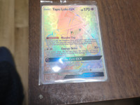 Pokemon Tapu Lele GX secret/rainbow rare 155/145