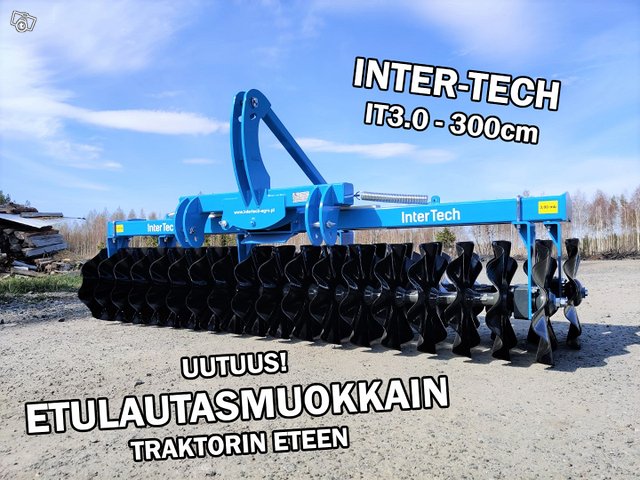 Inter-Tech etulautasmuokkain IT3.0  300cm 1