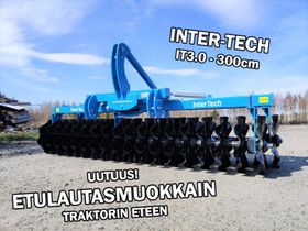 Inter-Tech etulautasmuokkain IT3.0  300cm, Maatalouskoneet, Kuljetuskalusto ja raskas kalusto, Urjala, Tori.fi