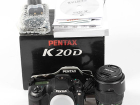 PENTAX K20D SR 14,6 MP digit. järjestelmäkamera, Kamerat, Kamerat ja valokuvaus, Espoo, Tori.fi