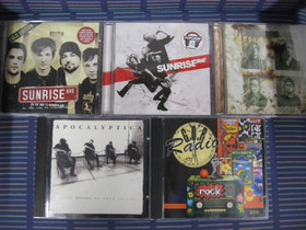 Sunrise Avenue, Apocalyptica, The 69 Eyes cd, Musiikki CD, DVD ja äänitteet, Musiikki ja soittimet, Rovaniemi, Tori.fi