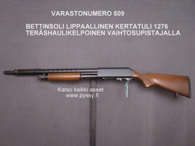Bettinsoli Lippaallinen kertatuli 12/76 (609), Aseet ja patruunat, Metsästys ja kalastus, Kuhmo, Tori.fi