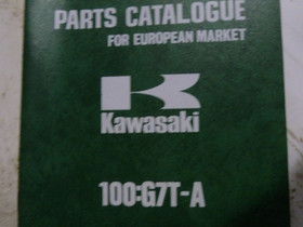 Kawasaki varaosakirja G7T-A 100 1975, Moottoripyrn varaosat ja tarvikkeet, Mototarvikkeet ja varaosat, Kangasala, Tori.fi
