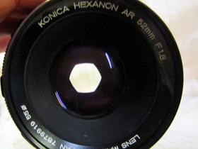 Konica objektiivi 52mm f1.8 Hexanon, Objektiivit, Kamerat ja valokuvaus, Oulu, Tori.fi