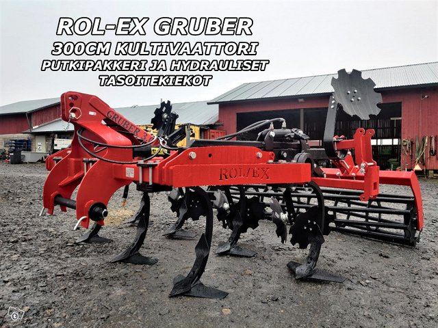 Rol-Ex Gruber kultivaattori 300cm - UUSI - VIDEO 1