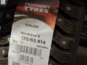 175/65R14 Nokian Nordman 8 86 T XL nasta 1kpl, Renkaat ja vanteet, Salo, Tori.fi